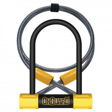 Antirrobo U Onguard con soporte Bulldog Mini + cable 8015 90 x 140 Ø 13 mm